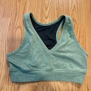 Girl’s Green Sports Bra
